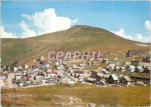 Cartes postales moderne l'Alpe d'Huez (Isere) vue d'Ensemble de la Station et le Signal d'Huez