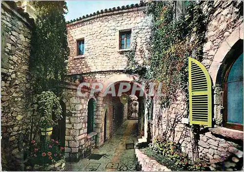 Cartes postales moderne Eze Village Cote d'Azur le Vieux Puits et le Chateau de la Chevre d'Or