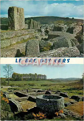 Moderne Karte Le Limousin Pittoresque Aux environs de Bugeat Vestiges Gallo Romains du Bac des Cars
