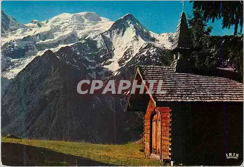 Cartes postales moderne Vallee de Chamonix Mont Blanc La chapelle de Merlet
