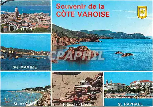 Cartes postales moderne Souvenir de la Cote Varoise