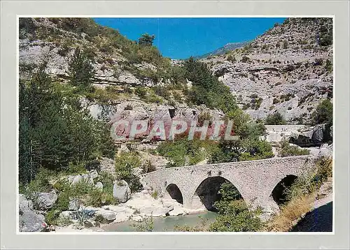 Moderne Karte Hautes Alpes Gorges de la Meouge