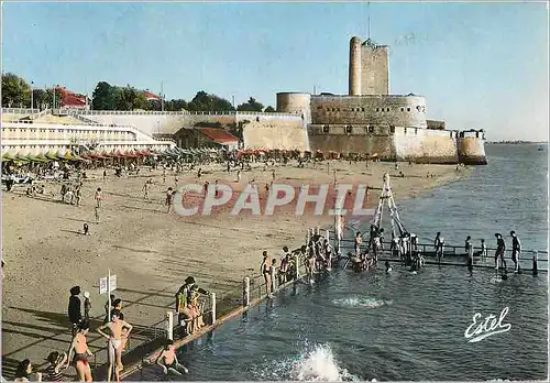Cartes postales moderne Fouras La Piscine la Plage et le Chateau