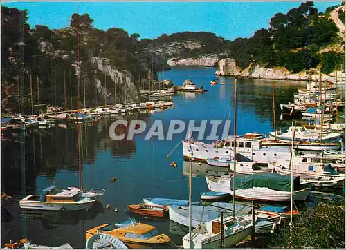 Cartes postales moderne Cassis Calanque du Port Miou Bateaux