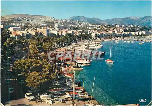 Moderne Karte Bandol Vue generale Bateaux