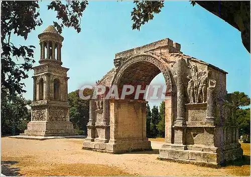 Moderne Karte Saint Remy de Provence Glanum Les Antiques Mausolee des Jules et Porte monumentale de Glanum