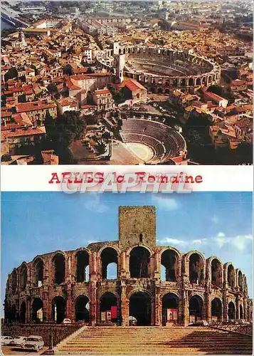 Moderne Karte Arles B du R Les Arenes Le Theatre antique et les arenes