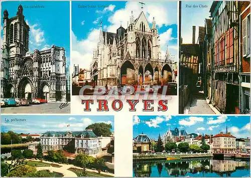 Cartes postales moderne Souvenir de Troyes Aube