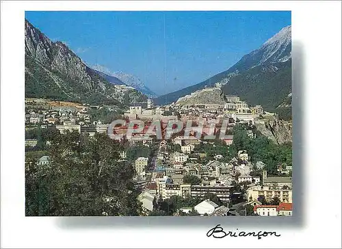 Cartes postales moderne Briancon Htes Alpes France La ville la plus haute d Europe Vue generale