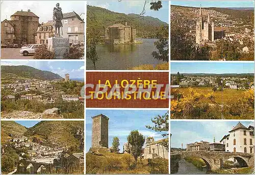 Cartes postales moderne La Lozere Touristique Marvejols Chanac Ste Enimie Villefort Chateau du Castanet