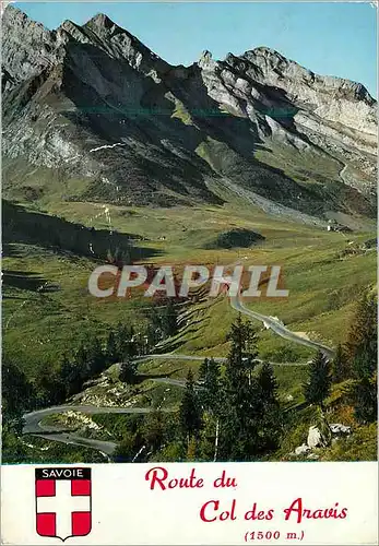 Cartes postales moderne Route du Col des Aravis et l Etale