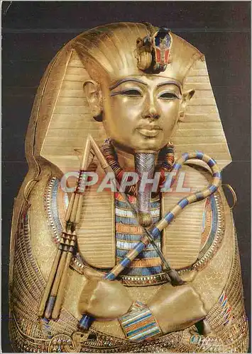 Cartes postales moderne Toutankhamon Le sacrophage d or