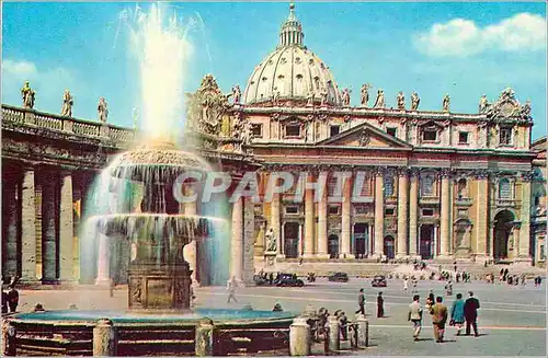 Moderne Karte Citta del Vaticano Place St Pierre