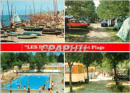 Cartes postales moderne Camping Caravaning les Peupliers Voie de la Crouste Canet Plage