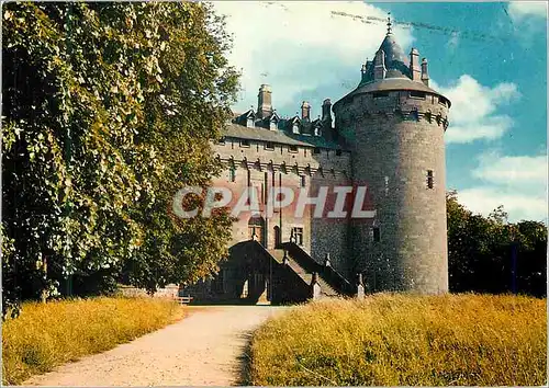 Cartes postales moderne Combourg I et V Le Chateau Sa triste et severe facade presentait