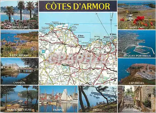 Cartes postales moderne Cotes d Armor Les sites touristiques