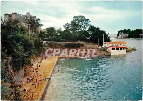 Moderne Karte Douarnenez Treboul Sud Finistere La Plage des Dames