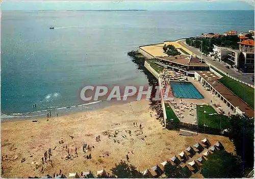 Moderne Karte Royan Foncillon La plage et la piscine Le Clapotis