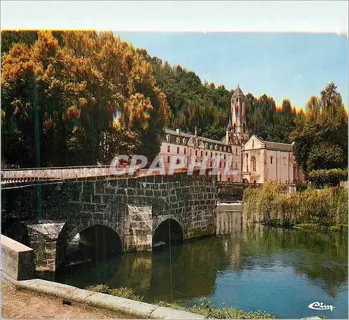 Moderne Karte Brantome Dordogne Le Pont Coude L ancienne Abbaye et l Eglise