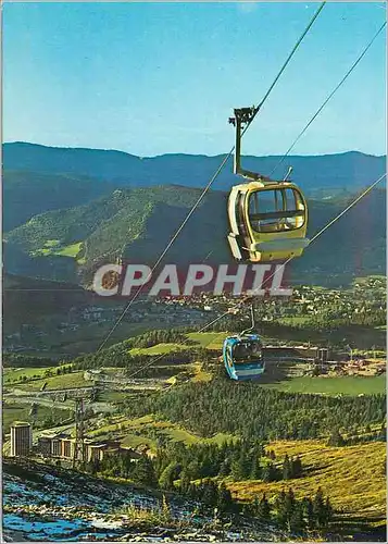 Cartes postales moderne Vue de la Cote Le telecabine le plus moderne du monde Au premier plan Le Balcon de Villard de La