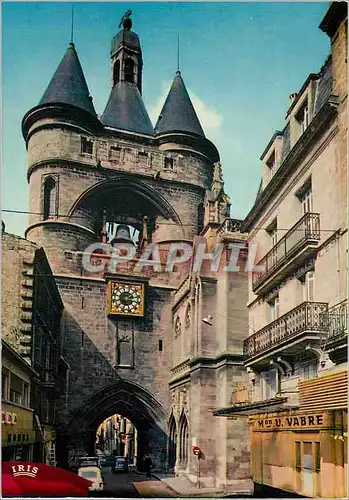 Moderne Karte Bordeaux Gironde La porte de la Grosse Cloche ou Porte Saint Eloi