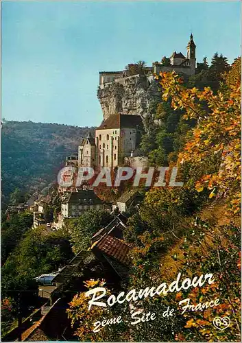 Cartes postales moderne Rocamadour Lot Echeppee sur le site pittoresque de Rocamadour