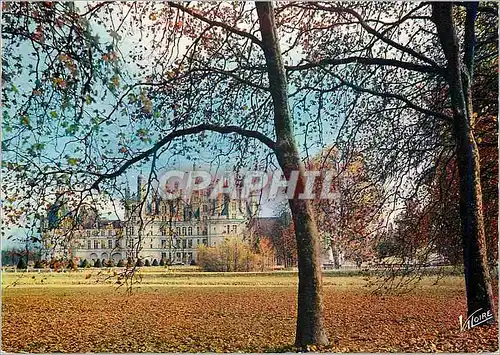 Cartes postales moderne Chambord Loir et Cher Le chateau et son parc a l automne