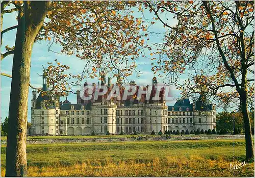 Moderne Karte Chambord Loir et Cher Le chateau