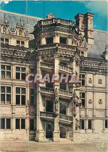 Cartes postales moderne Blois Loir et Cher Grand Escalier d aile Francois Ier