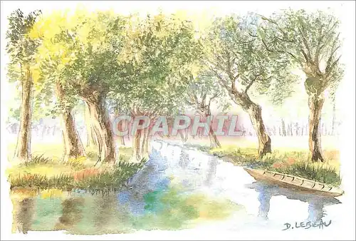 Moderne Karte Le Marais Poitevin La Venise Verte