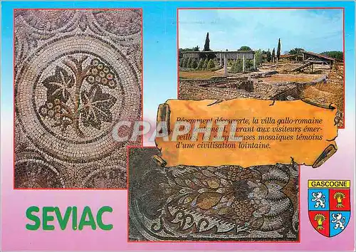 Cartes postales moderne Montreal du Gers Villa Gallo romaine de Seviac