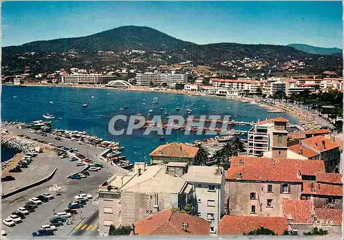 Moderne Karte Sainte Maxime Var Le Port et la Plage