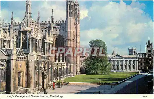 Cartes postales moderne Kings College and Senate House Cambridge