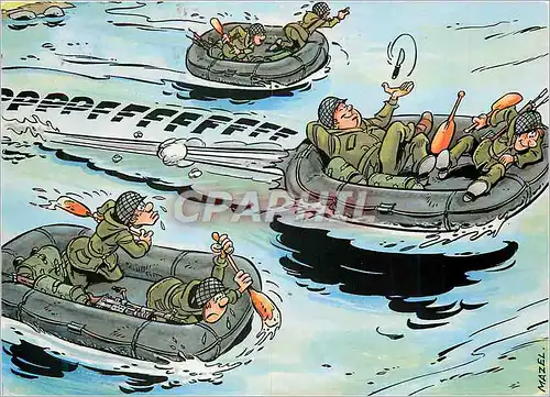 Cartes postales moderne J Maezelle Militaria