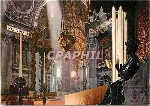 Moderne Karte Roma Basilique de Saint Pierre Interieur