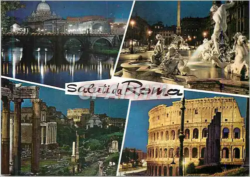 Moderne Karte Saluti da Roma