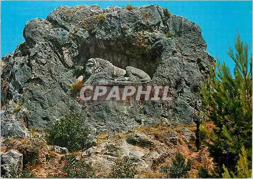 Cartes postales moderne Greece Nauflie Le lion des Bavarois