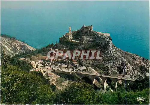 Cartes postales moderne Eze Village vu de la Grande Corniche