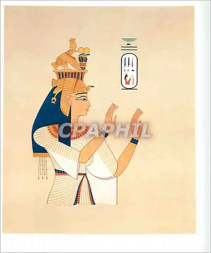 Cartes postales moderne Portrait de la Reine Taia Planche de l Histoire de l art egyptien de Prisse d Avennes