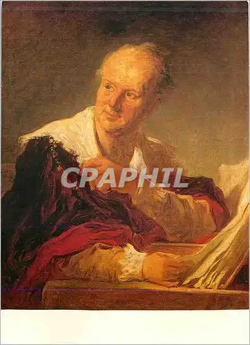 Cartes postales moderne Paris Musee du Louvre Jean Honore Fragonard Portrait de Diderot