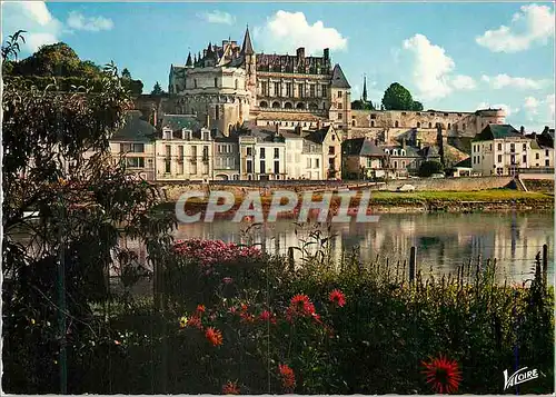 Moderne Karte Amboise Indre et Loire Le chateau