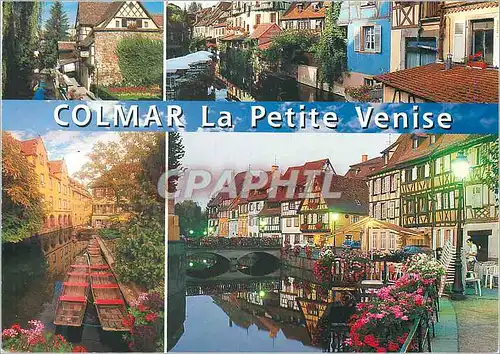 Moderne Karte Colmar Haut Rhin La Petite Venise