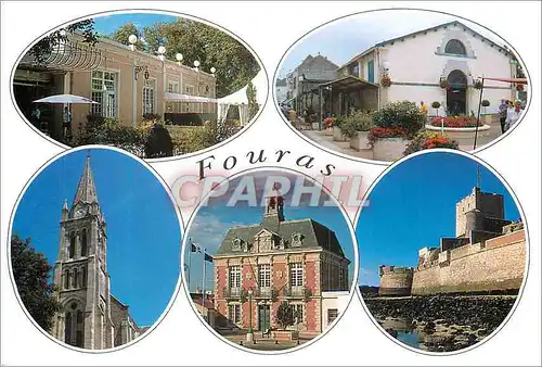 Cartes postales moderne Les Monuments de Fouras Casino Semaphore Marche Eglise Mairie