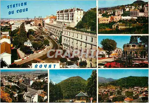 Cartes postales moderne Royat P de D Et Thermal Source Eugenie et Bd Vaquaz Parc du Casino et Grand Hotels