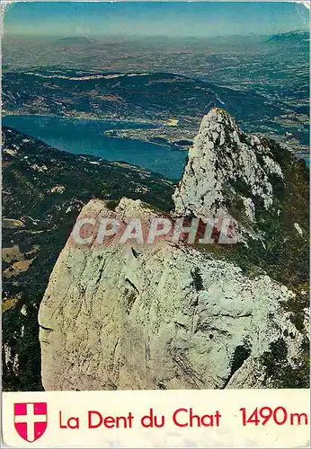 Cartes postales moderne Lac du Bourget La dent du Chat