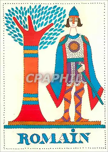 Cartes postales moderne Romain Vient du latin romanus qui signifie habitant de Rome