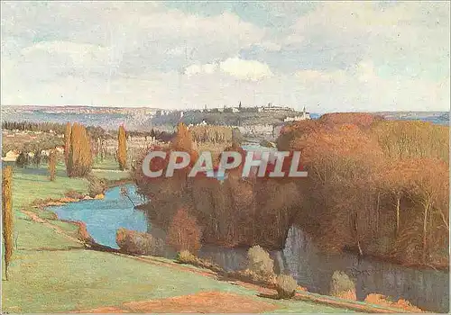Cartes postales moderne Gaston Boucart Perspective sur Angouleme Musee des Beaux Arts
