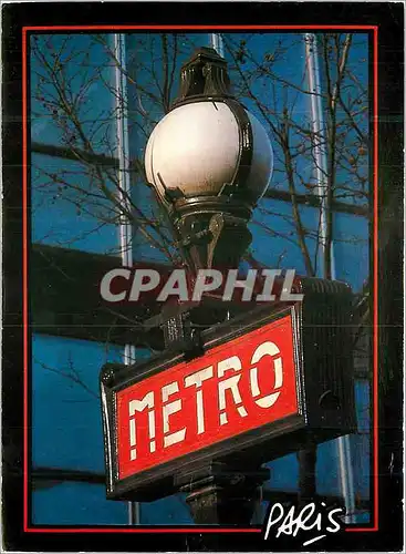 Moderne Karte Metro Parisien Paris