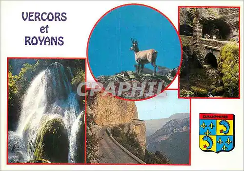 Cartes postales moderne Vercors et Royans Cascade Verte Combe Laval Grands Goulets