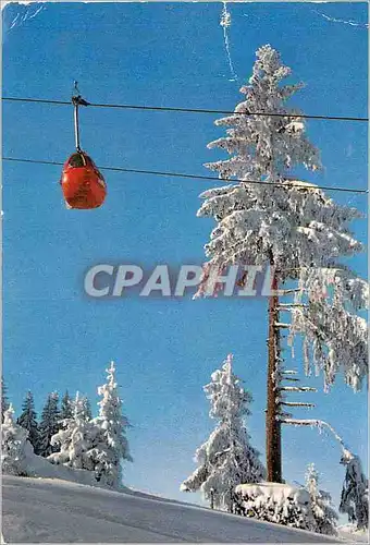 Moderne Karte Gondelbahn Zweisimmen Rinderberg Berner Oberland